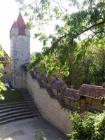 Stadtmauer in Rothenburg o. d. T.
