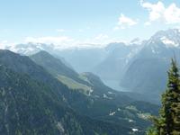 Blick vom Kehlstein zum Königssee