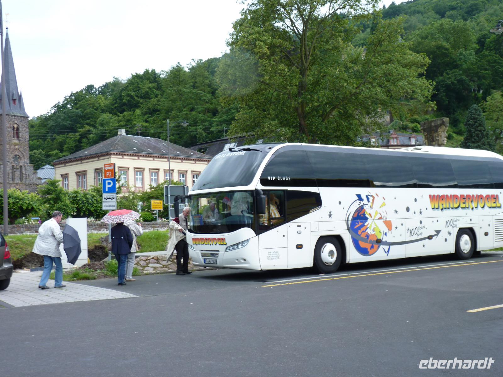 unser Bus in Traben Trabach