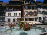 Der Marktbrunnen von Stein am Rhein