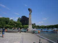 Denkmal für den Sohn der Stadt, der hier geboren wurde, Graf Zeppelin