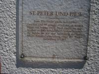 Info-Tafel am Kloster