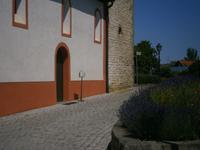 Hinweis darauf, daß die Kirche wegen Reinigung geschlossen ist