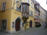 Restaurant mit schönem Erker