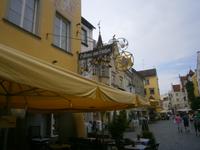 Schöner Ausleger eines Restaurants