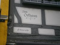 Detail einer Fassade in der 