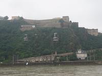 Koblenz, Blick auf die Festung Ehrenbreitstein