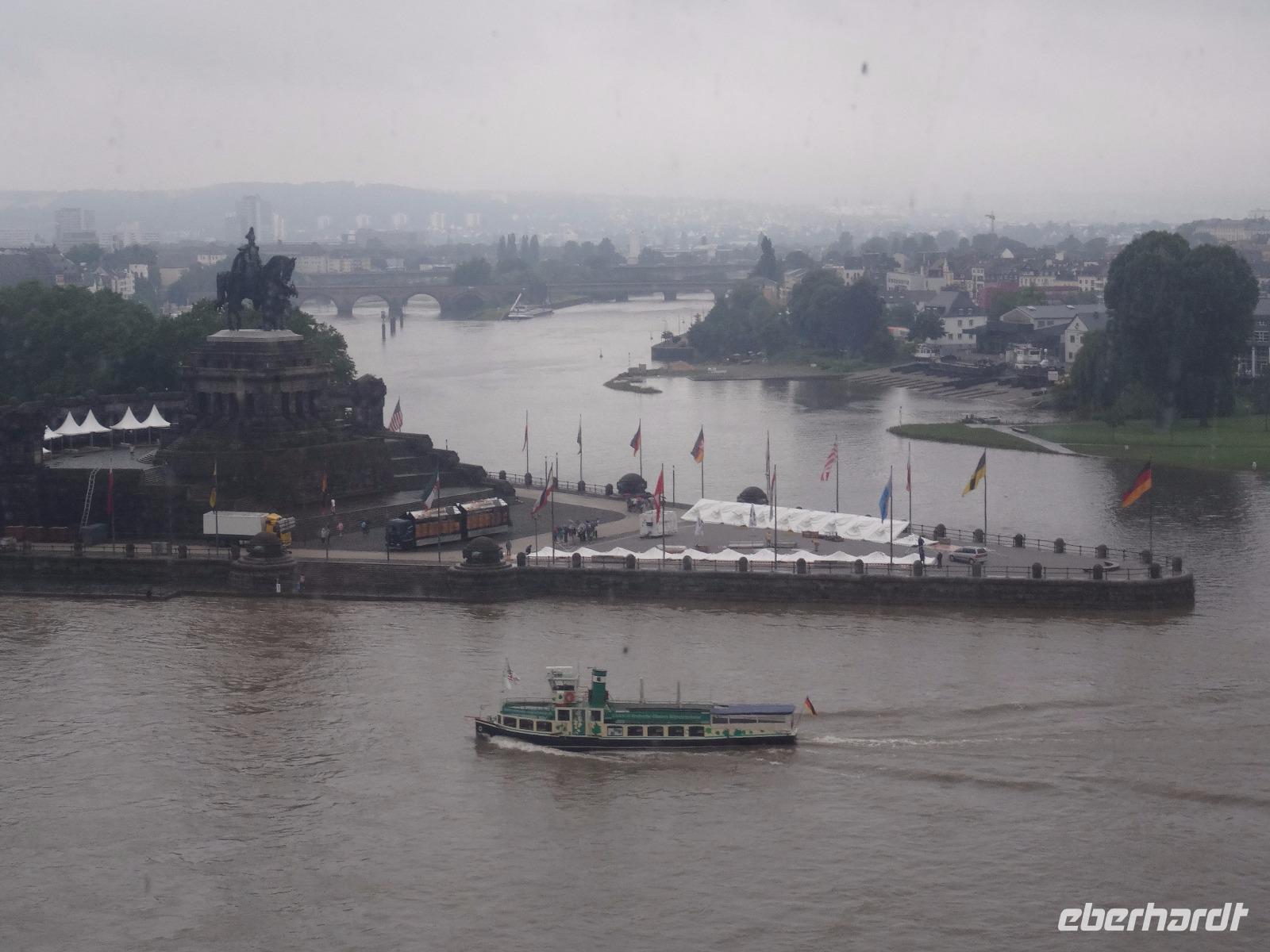Koblenz, Blick auf das Deutsche Eck