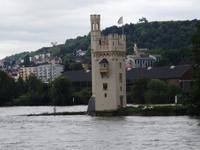 Rhein , der Mäuseturm von Bingen