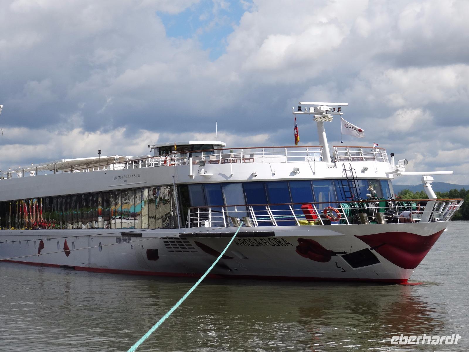 Mainz, Anlegestelle der A-ROSA FLORA