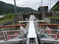 1.Schleusen-Gang, Fotos in Reihenfolge der Schleusung