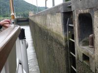 1.Schleusen-Gang, Fotos in Reihenfolge der Schleusung