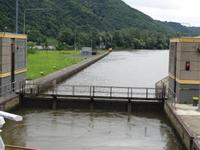 1.Schleusen-Gang, Fotos in Reihenfolge der Schleusung