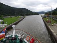 1.Schleusen-Gang, Fotos in Reihenfolge der Schleusung