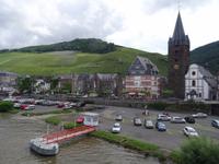 Bernkastel-Kues, Blick auf den Kirchturm St.Michael