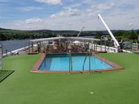 auf der A-ROSA FLORA , Sonnendeck