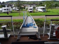 auf der A-ROSA FLORA , wir legen ab