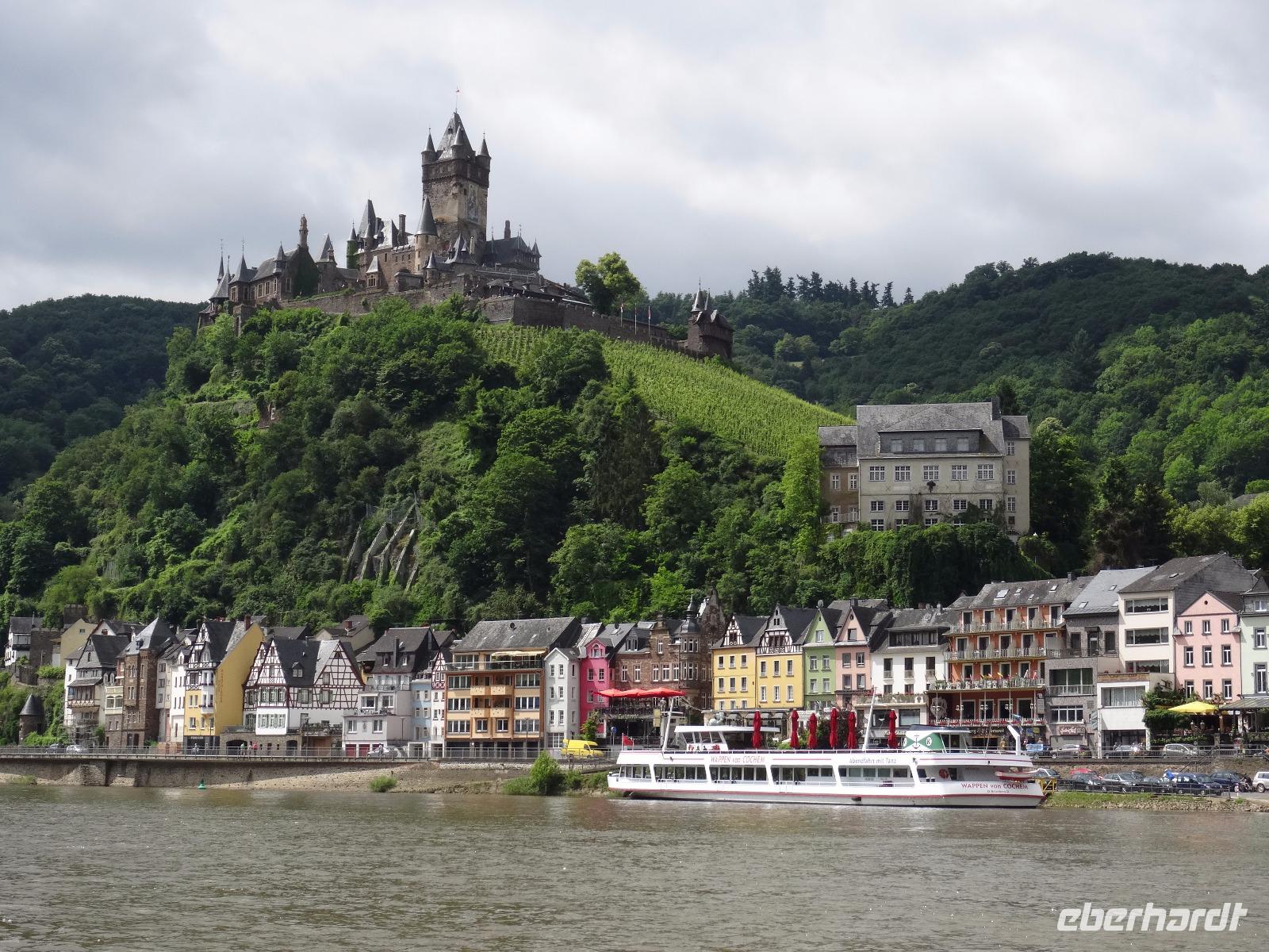 Cochem , romantischer Blick