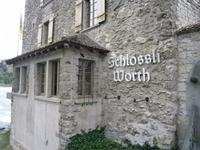 Schlößli Wörth, mit Gaststätte, Selbstbedienung, Souvenirladen und schönen Ausblick 