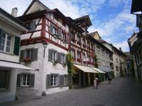 Bäckerei in einer Seitenstraße von Stein am Rhein