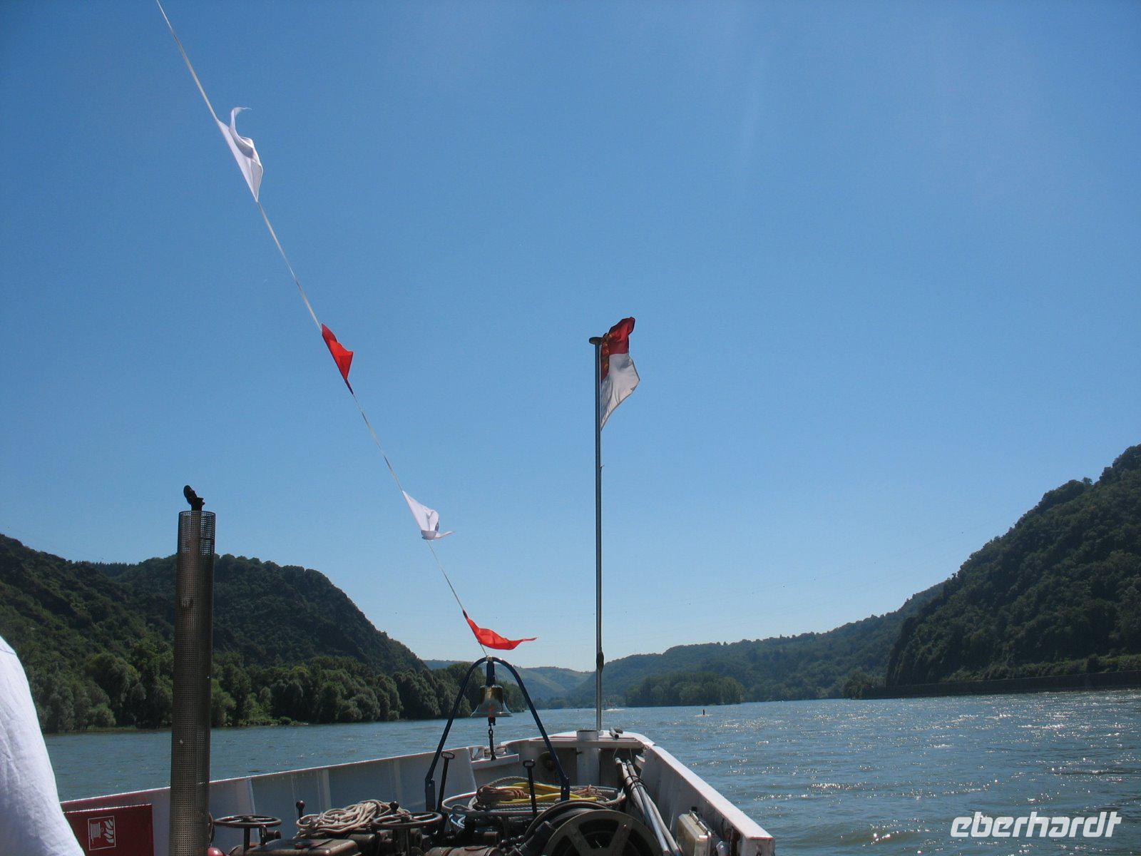 Schiffahrt, Blick auf St. Goar