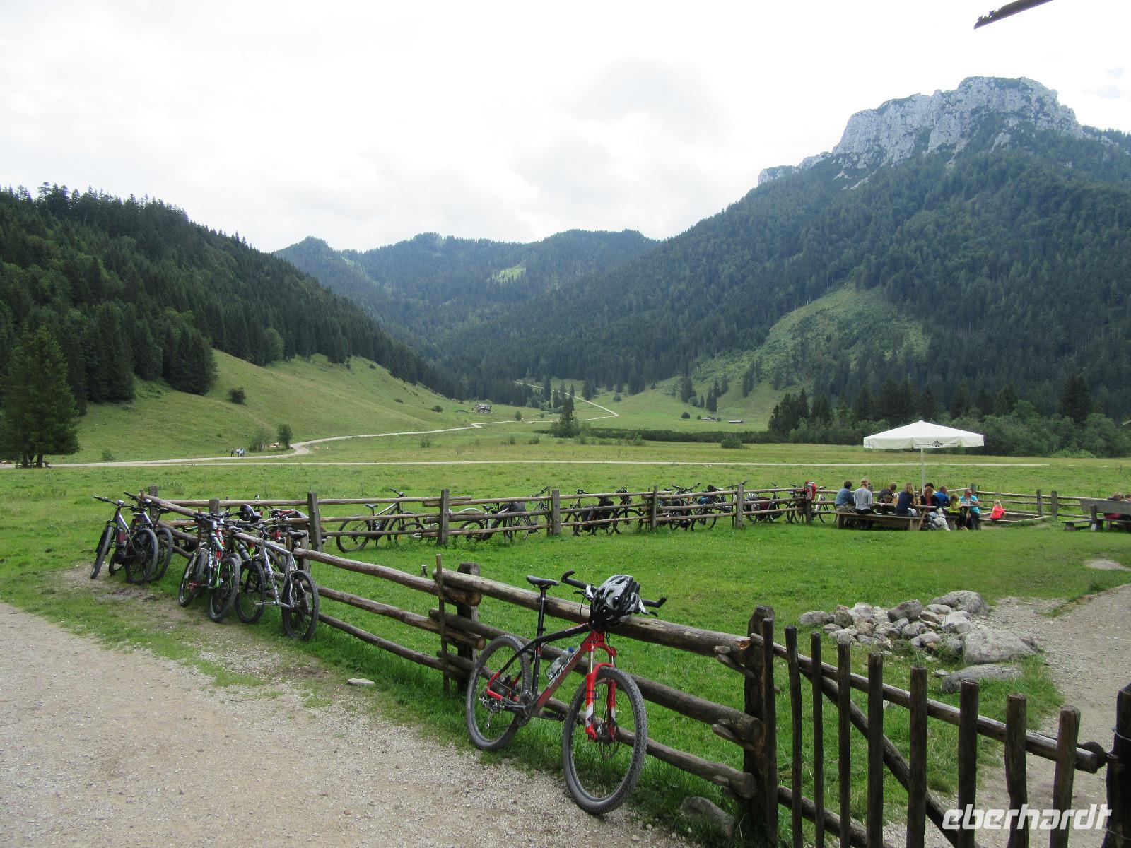 E-Bike Radtour der Eberhardt TRAVEL Gruppe im Juli 2016 durch das Chiemgau