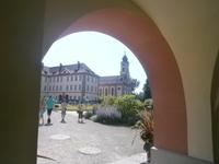 Blick auf das Schloß und die Schloßkirche