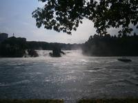 Der Rheinfall im Gegenlicht