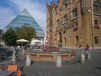 Der Fischkasten von Jörg Syrlin d,Ä., ein Springbrunnen