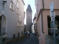 Altes Stadttor zur Donau führend