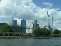 Die Skyline von Frankfurt