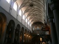 Das Kreuzrippengewölbe im Langhaus des Münsters