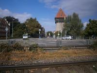 Konstanz, Rheintorturm im Hintergrund der Pulverturm