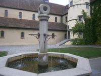 Brunnen im Innenhof des Münsters