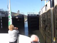 Mosel, Schleuse bei Zeltingen