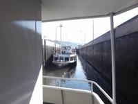 Mosel, Schleuse bei Zeltingen