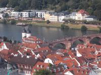 Blick auf die alte Heidelberger Brücke