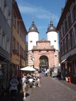 Brückentor, alte Neckarbrücke Heidelberg