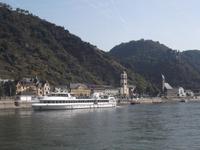 St. Goarshausen mit Burg Katz am Rhein