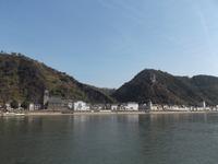 St. Goarshausen mit Burg Katz am Rhein