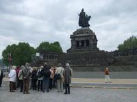 Am Deutschen Eck in Koblenz