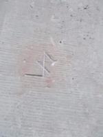 Steinmetzzeichen im Merseburger Dom