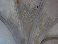 Templerkapelle in Mücheln, Reste der Rankenmalerei im Inneren