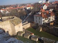 Blick auf Querfurt von der Burg
