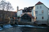 Neujahr 2017 - Spaziergang durch die Erfurter Altstadt - Neue Mühle an der Schlösserbrücke