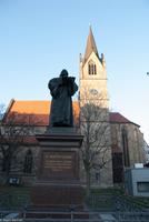 Neujahr 2017 - Spaziergang durch die Erfurter Altstadt - Anger - Kaufmannskirche (Martin Luther)