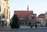 Neujahr 2017 - Spaziergang durch die Erfurter Altstadt - Anger - Ursulinenkloster - Von hier schrieb die Heilige Elisabeth ihren Brief an Papst Gregor IX.