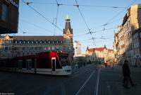 Neujahr 2017 - Spaziergang durch die Erfurter Altstadt - Anger - Hauptkreuzungspunkt aller sechs Erfurter Straßenbahnlienen
