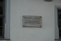 Neujahr 2017 - Spaziergang durch die Erfurter Altstadt - Anger - Haus Dacheröden - Wilhelm von Humboldt heiratete hier, Schiller verlobte sich hier