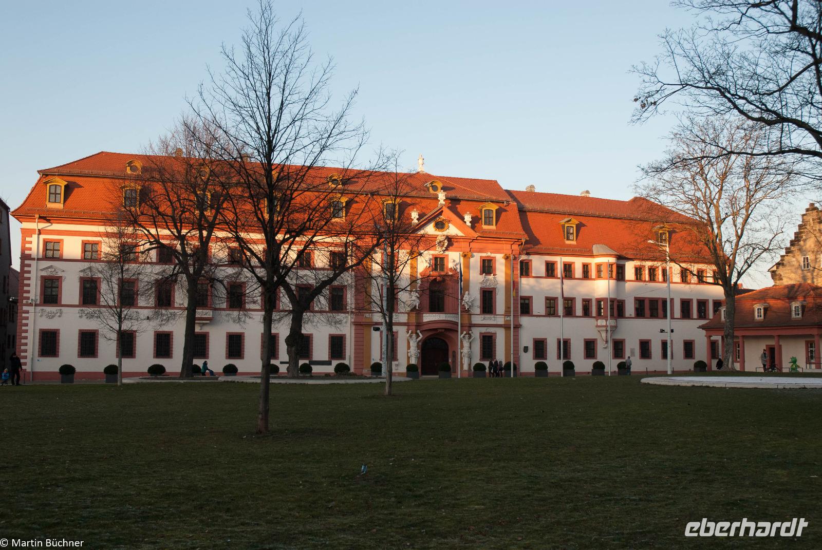 Neujahr 2017 - Spaziergang durch die Erfurter Altstadt - von hier aus verwalteten die kurmainzischen Statthalter, im Auftrag des Fürsterzbischofs von Mainz die Stadt Erfurt